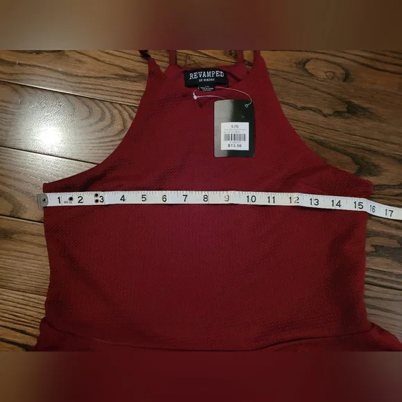 NWT Revamped BURGUNDY Summer top, Excellent Condition - Picture 4 of 7